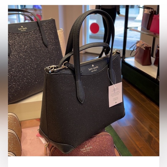 Kate spade fabric glitter satchel - Picture 5 of 6